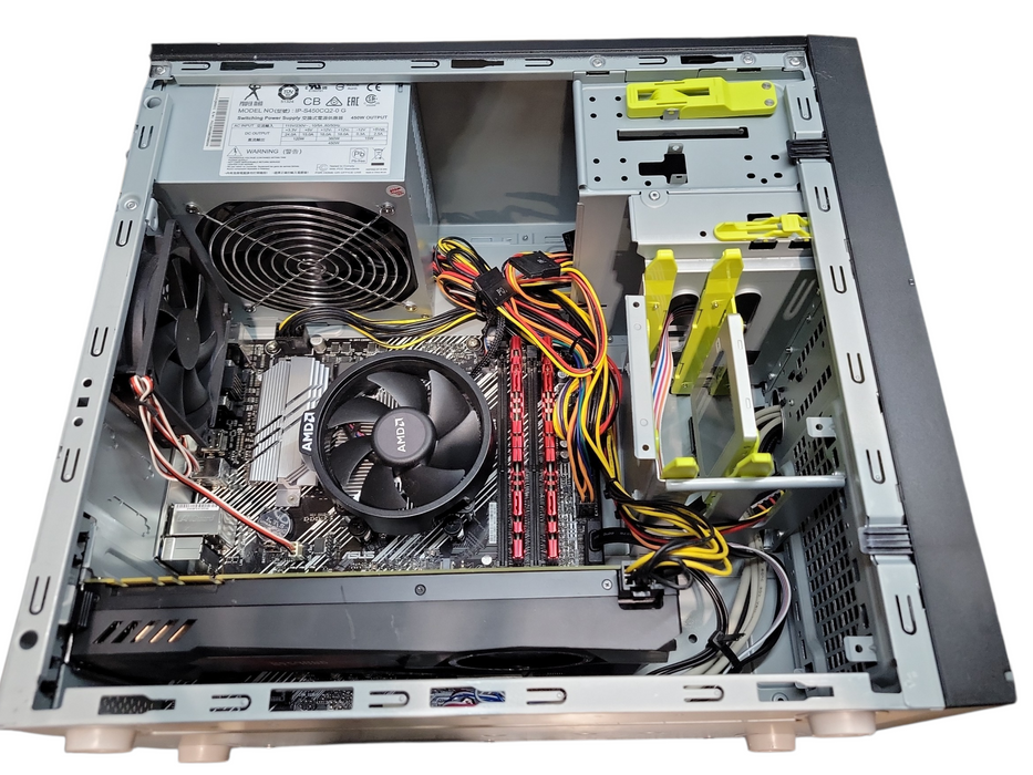 Custom Gaming PC w/ Ryzen 5 4650G 16GB RAM DDR4 GTX1080 8GB VRAM 500GB SSD Win11