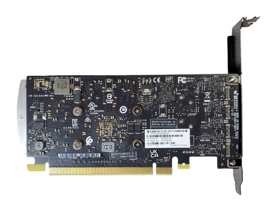 Nvidia Quadro T1000 8GB GDDR6 Graphics Card | 4x Mini DP