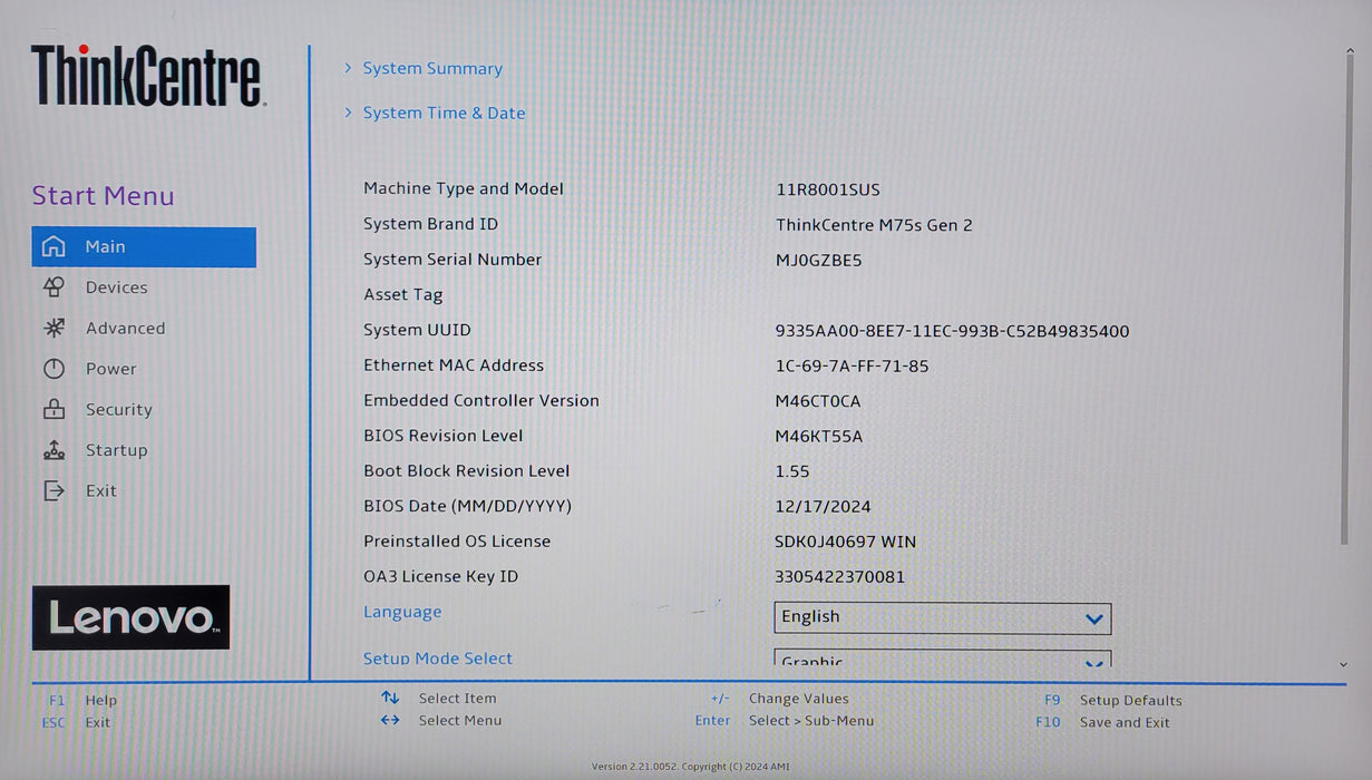 Lenovo ThinkCentre m75s Gen 2 SFF w/ Ryzen 5 Pro 5650GE 8GB RAM NO HDD/SSD
