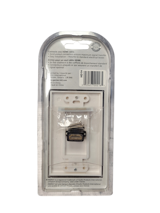 HDMI Wall Plate - 1080p+ HD Audio 192/24 120Hz