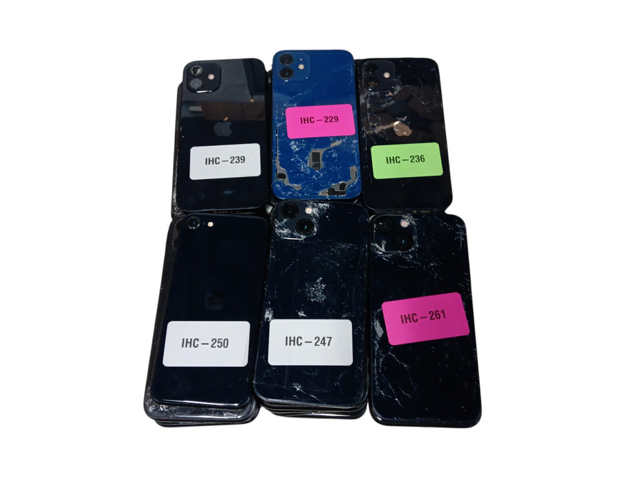 Lot of 58x Apple iPhone's [X & Up | C Condition][IHC-8]