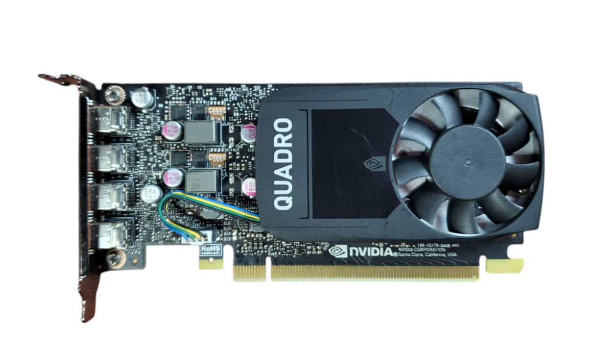 Nvidia Quadro P1000 4GB GDDR5 Graphics Card | 4x Mini DP