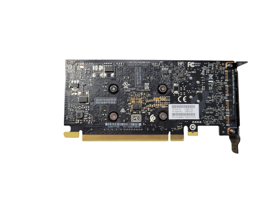 HP Nvidia Quadro P1000 4GB GDDR5 Low Profile Graphics Card 919987-001 (READ)