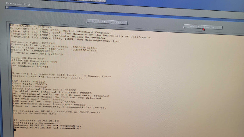 Hewlett Packard HP C2731A HP Envizex a Series Computer (Intel i960 /12MB RAM) %