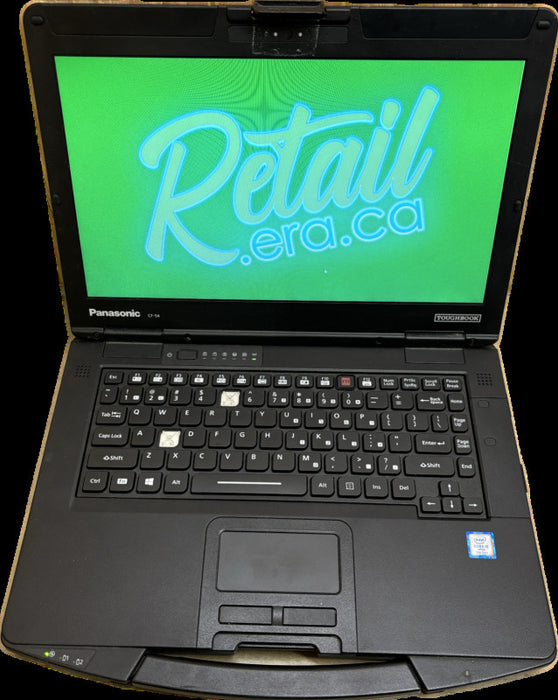 Panasonic ToughBook CF-54 i5-7300U 8GB 256SSD 2480Hrs. Missing Keys READ!
