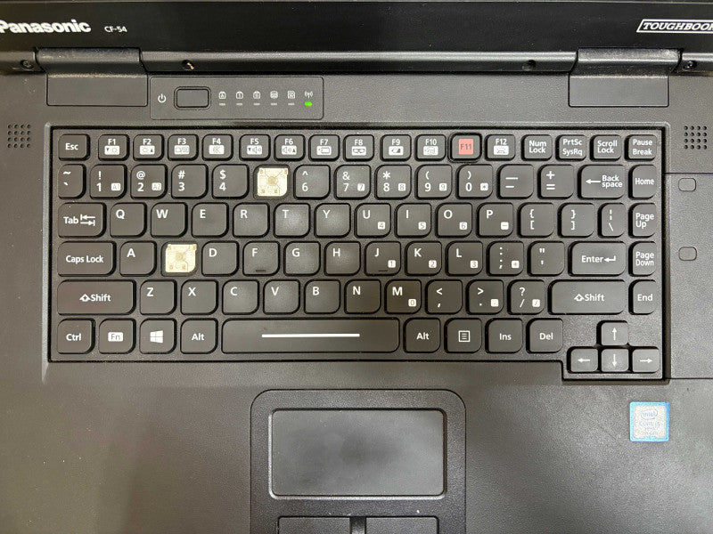 Panasonic ToughBook CF-54 i5-7300U 8GB 256SSD 2480Hrs. Missing Keys READ!