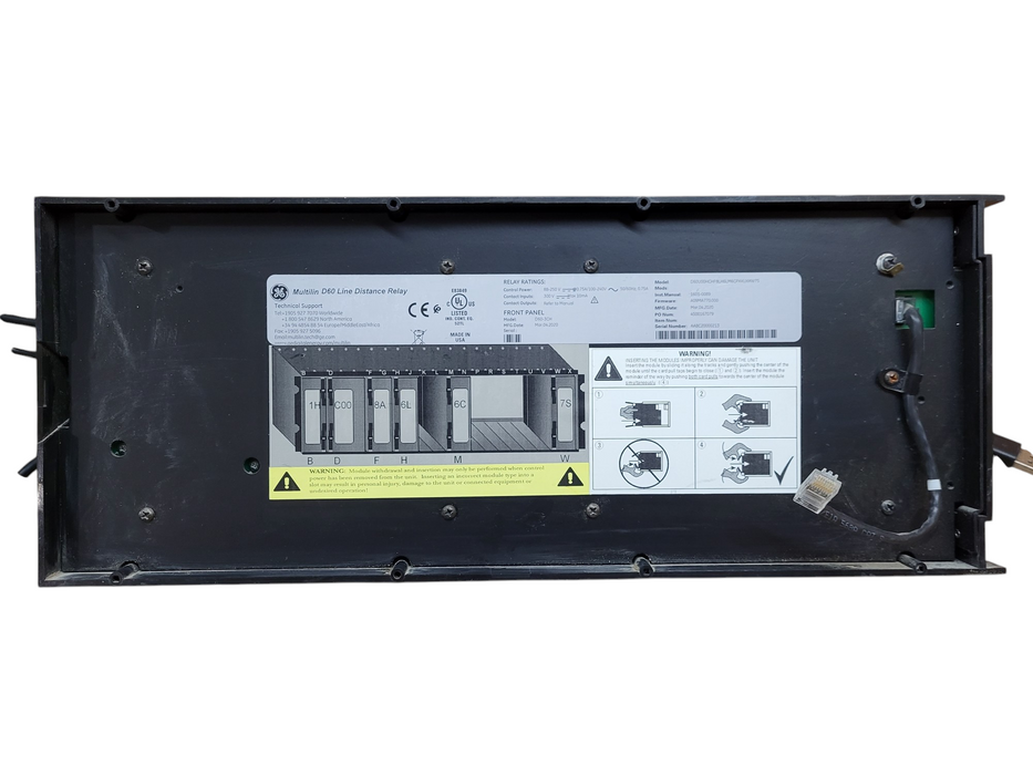 GE Multilin D60 Line Distance Relay READ