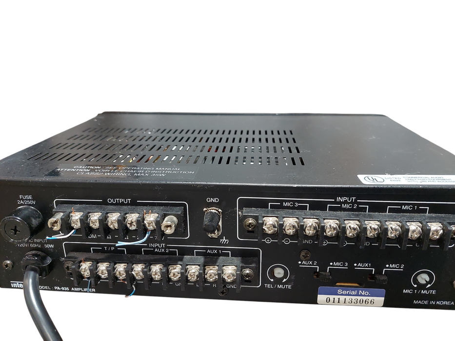 Inter M PA-935 Amplifier Black