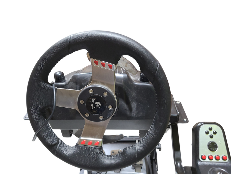Logitech G27 Racing Wheel + Eaton Fuller Shifter + Stand – Complete Setup