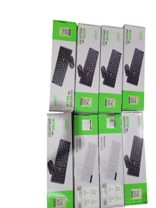 Lot 8x LY-W200 Wireless 2.4ghz Mouse & Keyboard