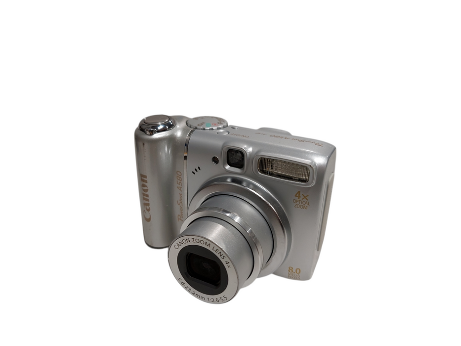Canon PowerShot Camera A580 8.0 MP 4x Zoom Lens