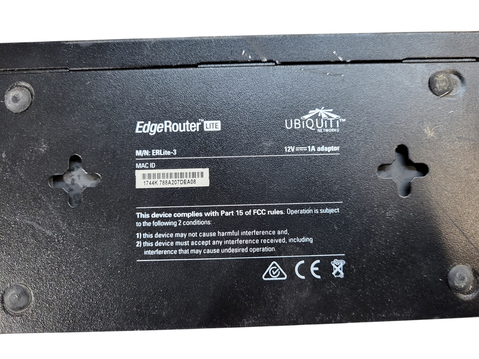 Ubiquiti Networks ERLite-3 3-Port Gigabit Wireless Router - No AC