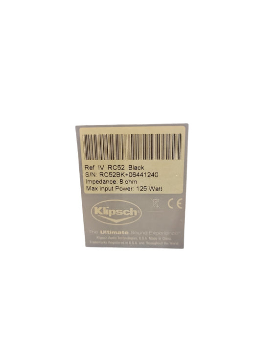 set of 1x Klipsch IV RC52 Center Speaker and 6 x Klipsch Quintet Speakers