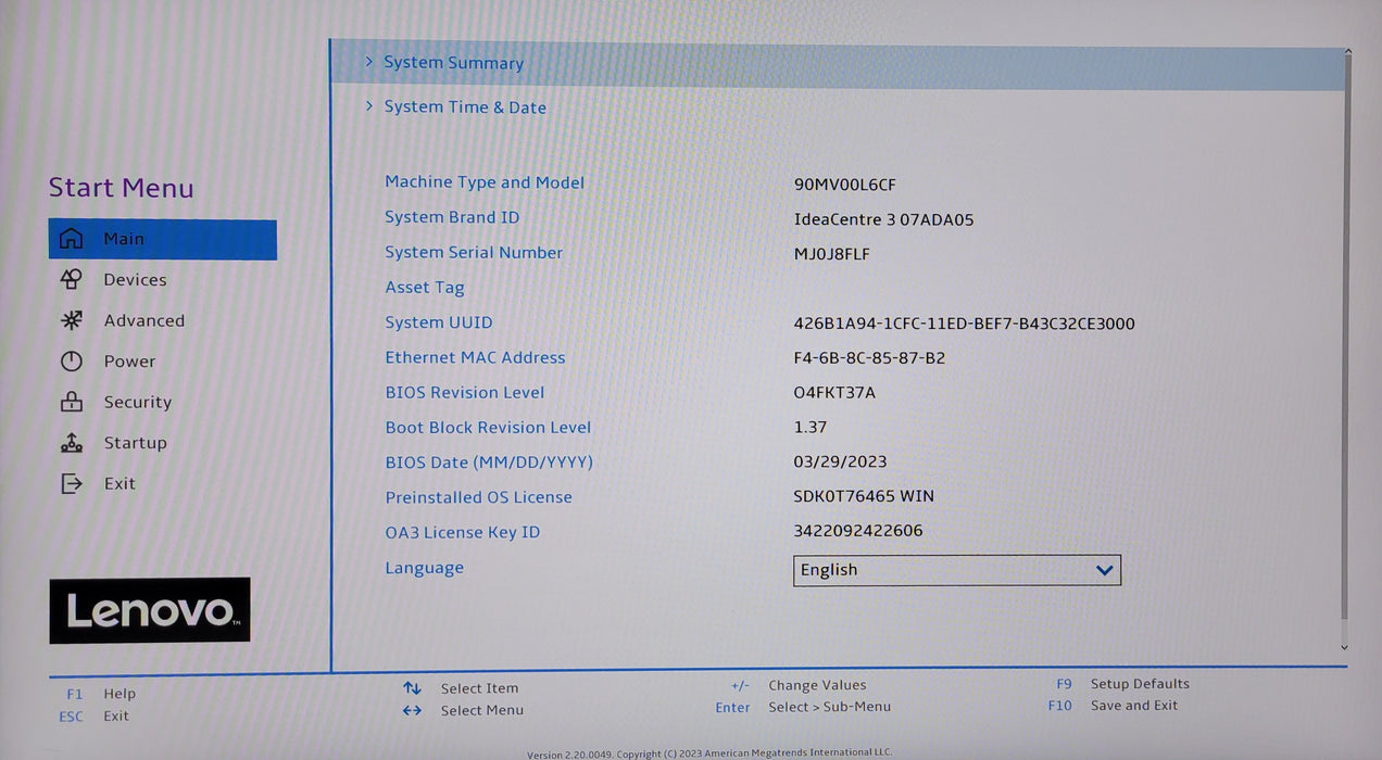 Lenovo IdeaCentre 3 w/ Ryzen 3 3250U, 8GB RAM, 256GB NVME, AC Adapter