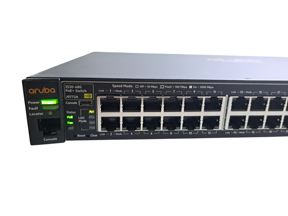 Aruba 2530-48G PoE+ J9772A | 48-Port Gigabit PoE+ Managed Switch 4x SFP