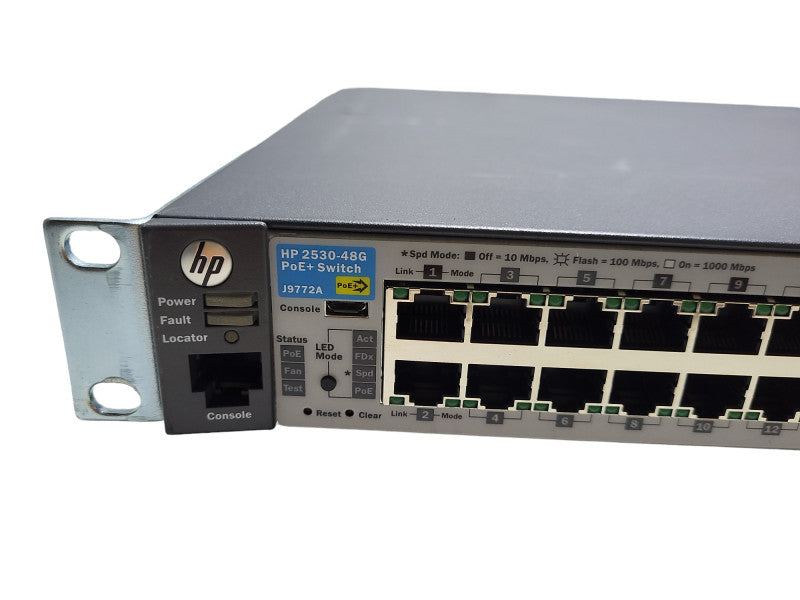HP 2530-48G PoE+ J9772A 48 Port Gigabit PoE+ 4x SFP Network Switch $