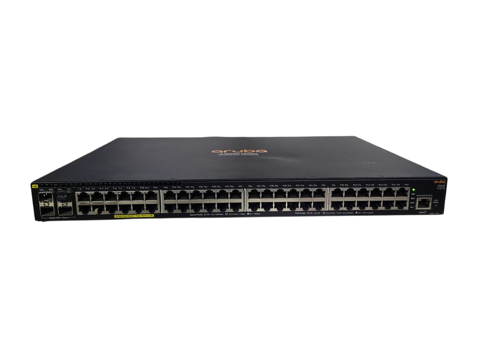 HP ARUBA 2540 JL357A 48 Port POE 4x SFP Rack Mountable Ethernet Switch