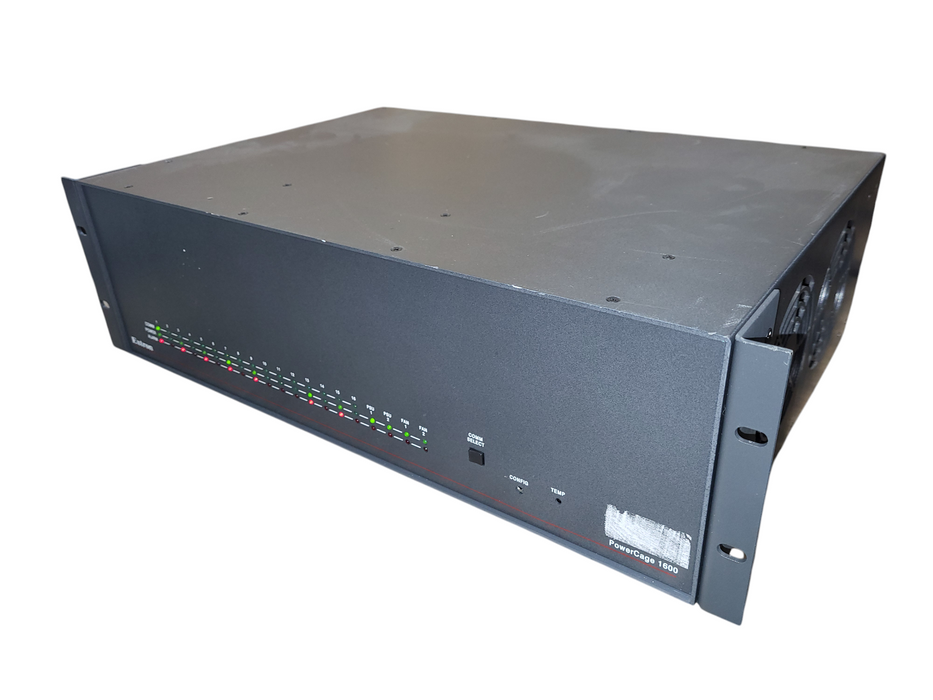 Extron PowerCage 1600 Enclosure w/ 7x FOX Tx HDMI Fiber Optic Receiver Cards