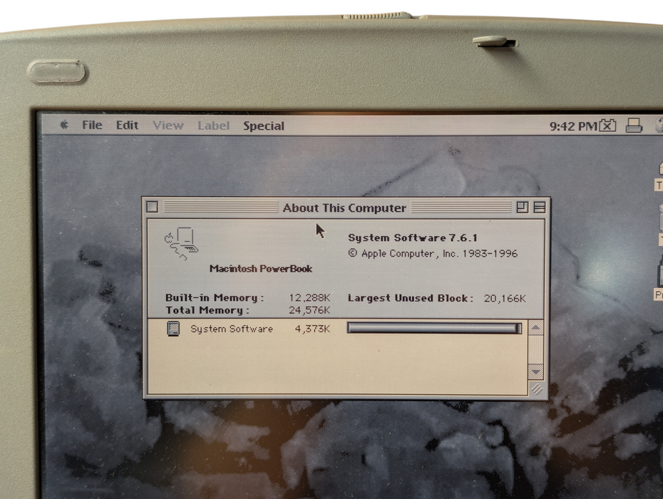 Apple PowerBook Duo 250 M777 Vintage Laptop