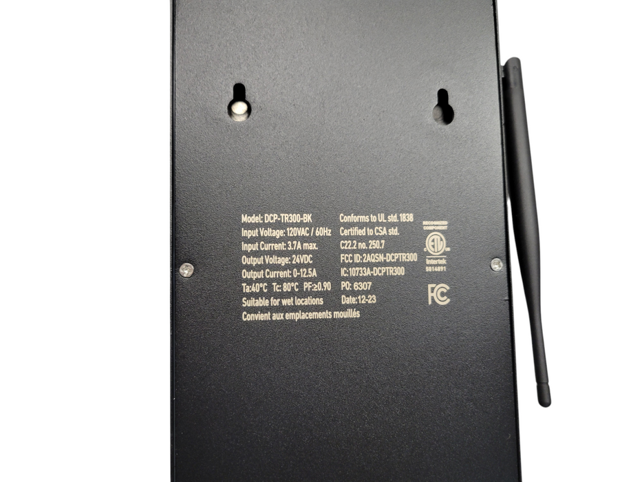 DALS Connect Pro DCP-TR300 300W 120VAC / 24VDC Outdoor Transformer