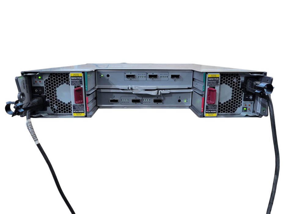 HP M6710 QR490-63012 SAN Storage Array w/ 2x QR491-04400 HPE 3Par SAS I/O Module