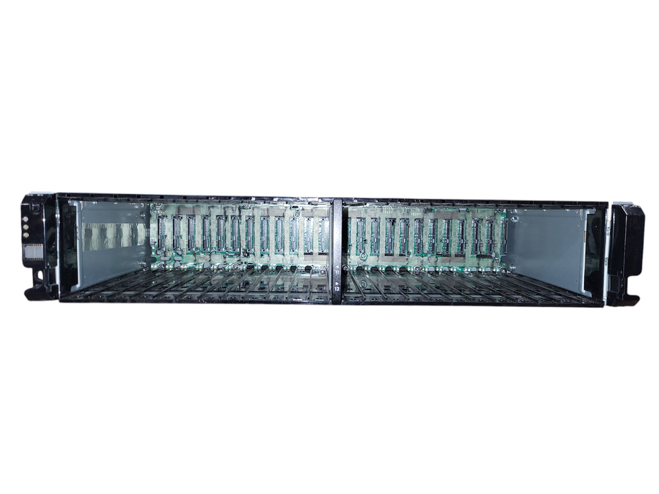 HP M6710 QR490-63012 SAN Storage Array w/ 2x QR491-04400 HPE 3Par SAS I/O Module