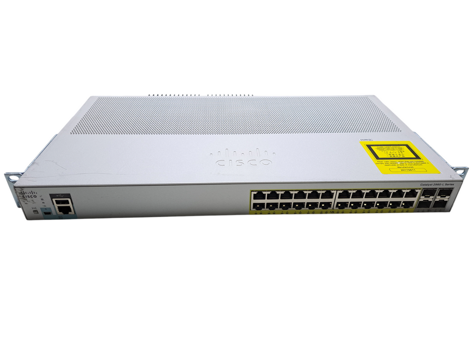 Cisco WS-C2960L-24PQ-LL | 24-Port Gigabit PoE Silent Managed Switch