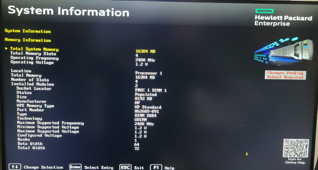 HPE ProLiant DL20 Gen9| 1x Xeon E3-1230 v6 @3.50GHz 16GB DDR4 | NO HDD