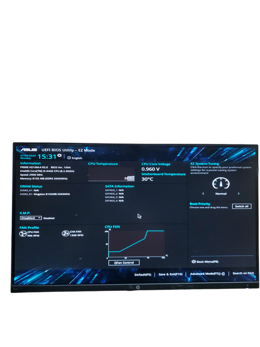 Custom PC H310M-A i5-9400 @ 2.90GHz | 8GB DDR4 NO HDD/OS/GPU