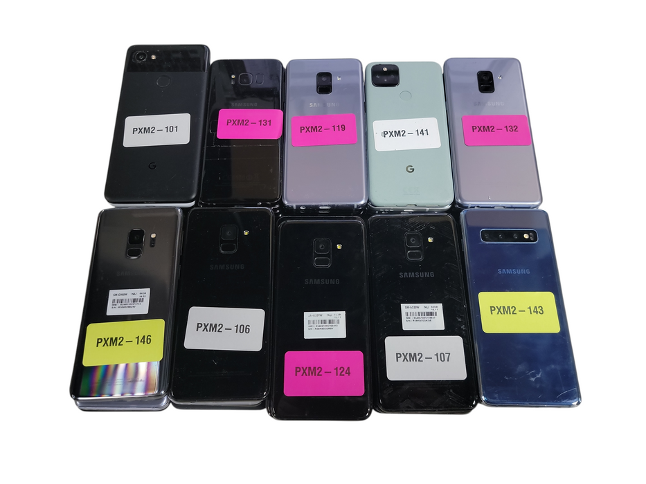Lot of 50x Android Phones [Google / Samsung / Huawei | B Condition][PXM2-3]