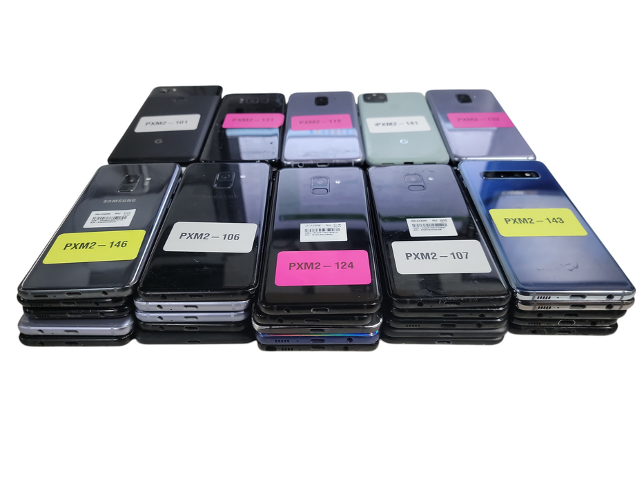 Lot of 50x Android Phones [Google / Samsung / Huawei | B Condition][PXM2-3]