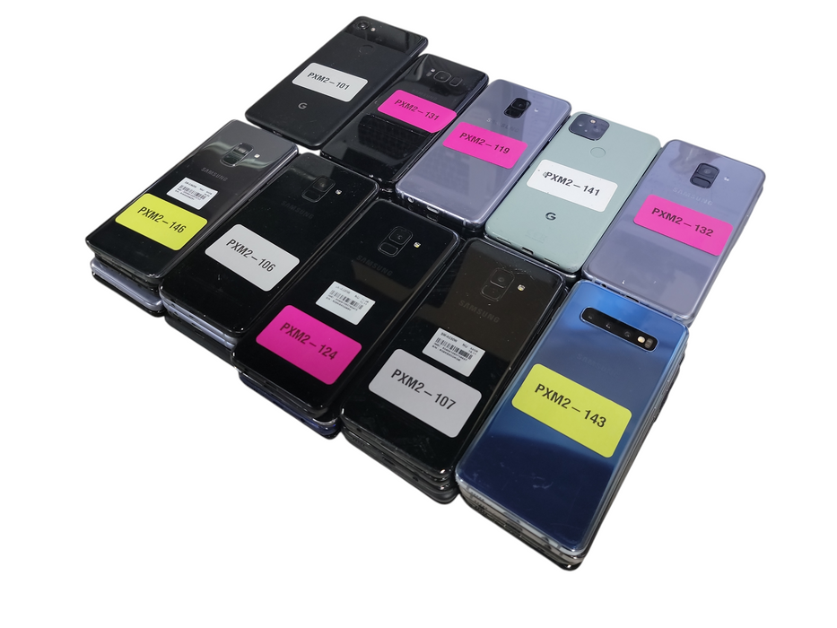 Lot of 50x Android Phones [Google / Samsung / Huawei | B Condition][PXM2-3]