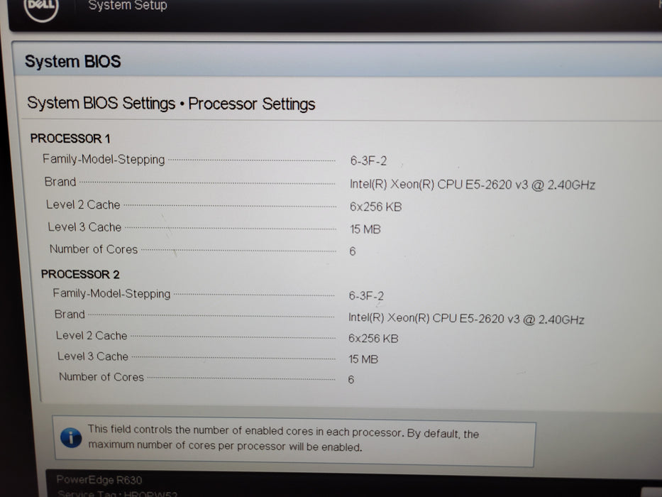 Dell PowerEdge R630 - 2x E5-2620 v3 48GB DDR4 PERC H730 2x750W PSU