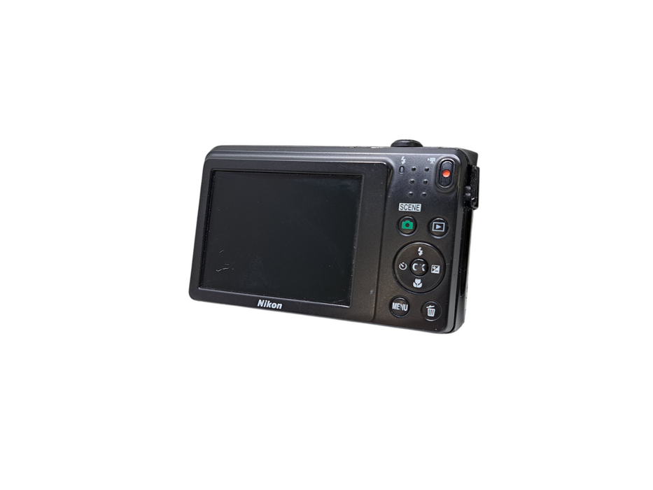 Nikon COOLPIX S3700 20.1MP Black Camera 8x Zoom Wi-Fi *No Battery READ*