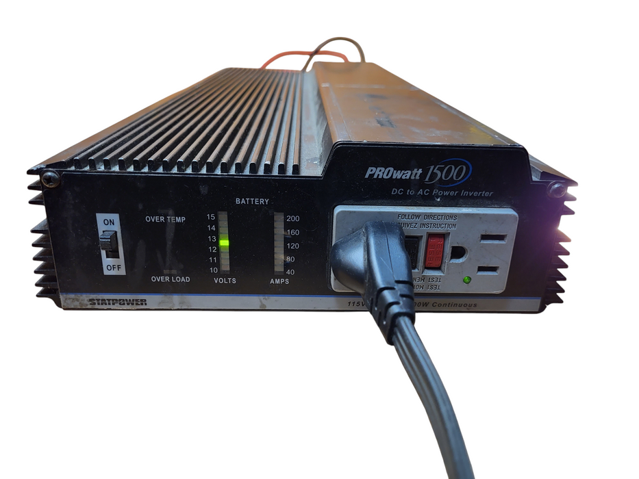 24V STATPOWER PROwatt 1500 DC TO AC INVERTER 1500W CONTINUOUS HEAVY DUTY