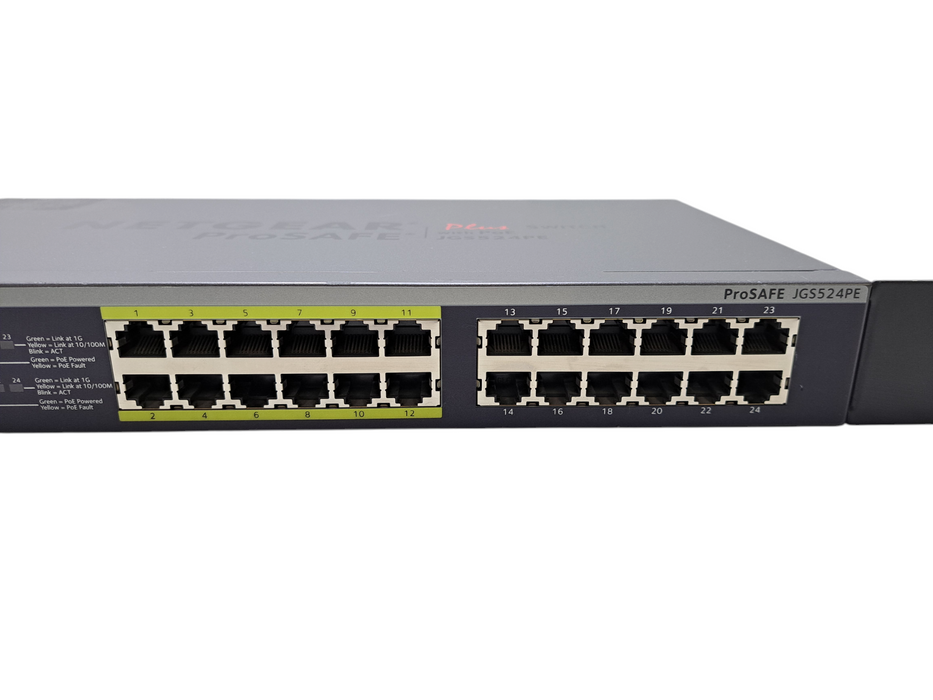 NETGEAR ProSAFE JGS524PE | 24-Port Gigabit Switch w/ 12-Port PoE (100W)