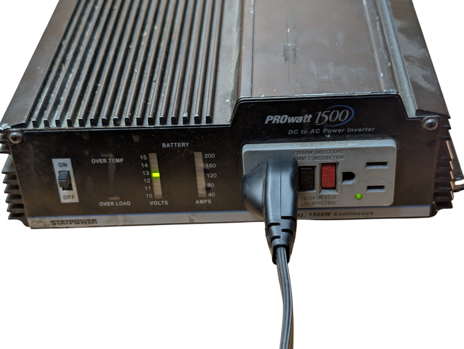 STATPOWER PROwatt 1500 12VDC 115VAC Power Inverter 1500W