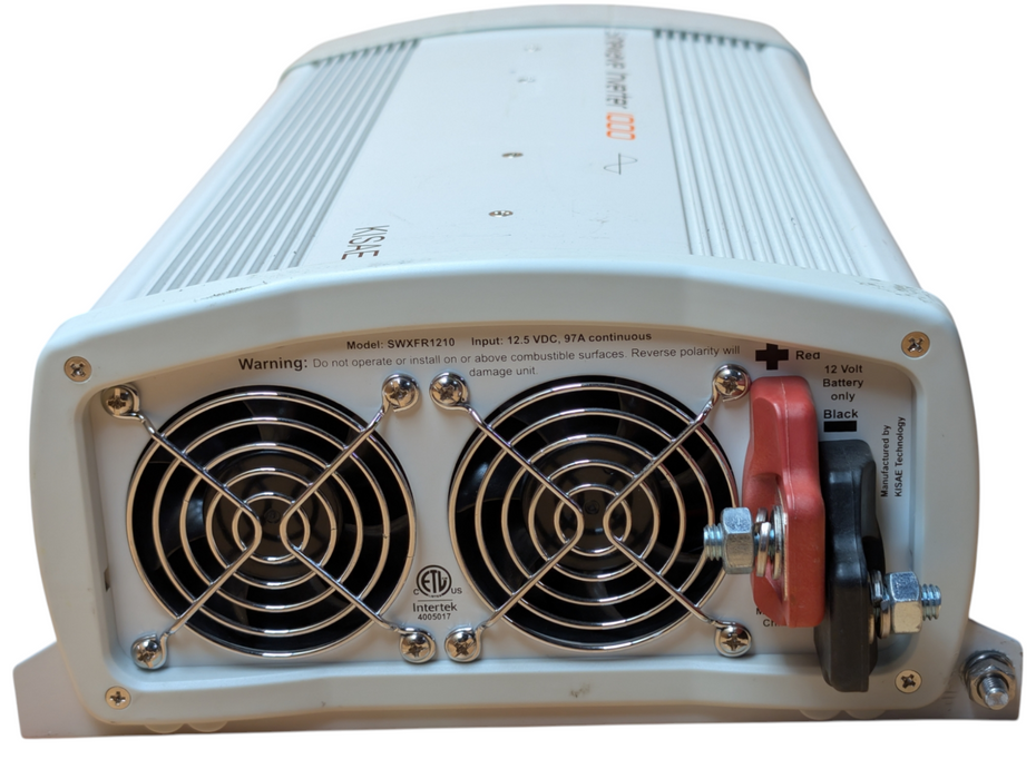KISAE Sinewave Inverter 1000 SWXFR1219 12VDC 120VAC Power Inverter 1000W