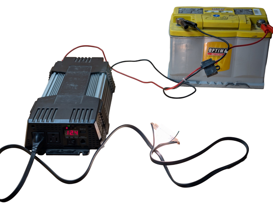 MotoMaster Eliminator Power Inverter, 1500W 12VDC to 120VAC