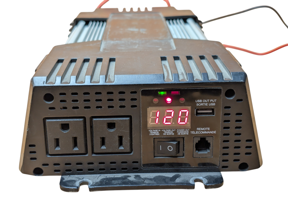 MotoMaster Eliminator Power Inverter, 1500W 12VDC to 120VAC