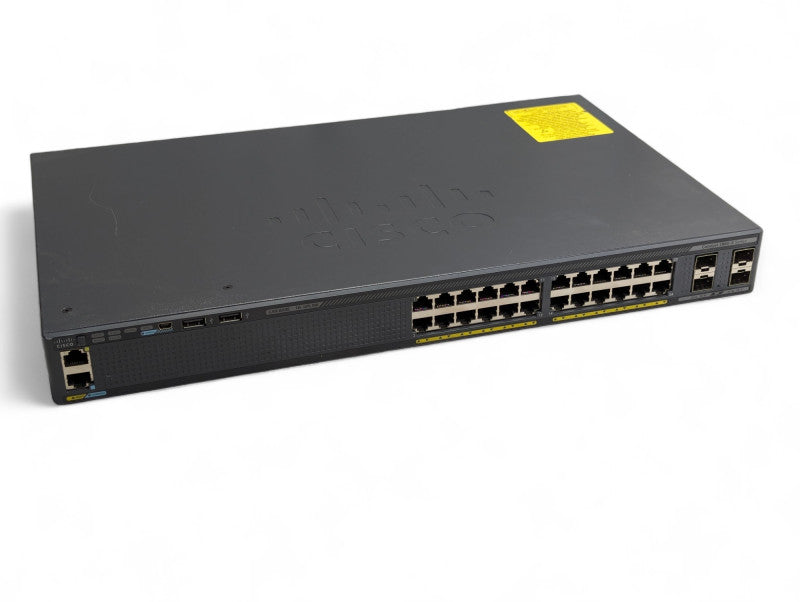 Cisoc WS-2960X-24TS-L 24 port gibabit switch with 4x SFP uplinks  Q