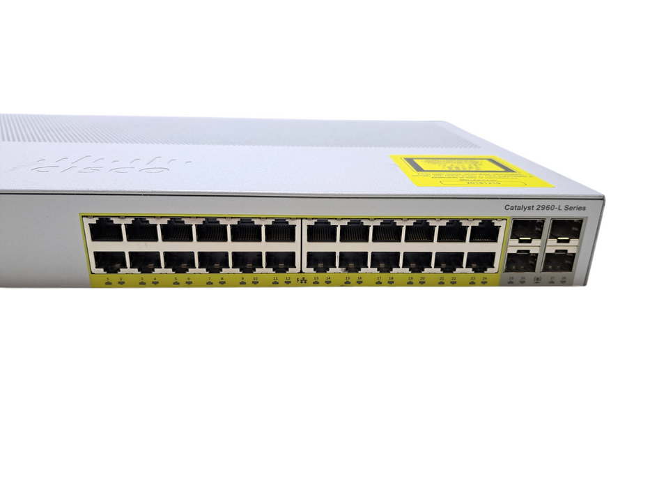 Cisco WS-C2960L-24PS-LL V01 | 24-Port Gigabit PoE+ Silent Managed Switch