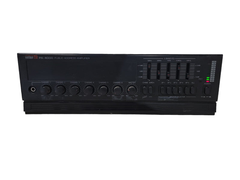 InterM PA4000 6ch 120W Public Address Amplifier