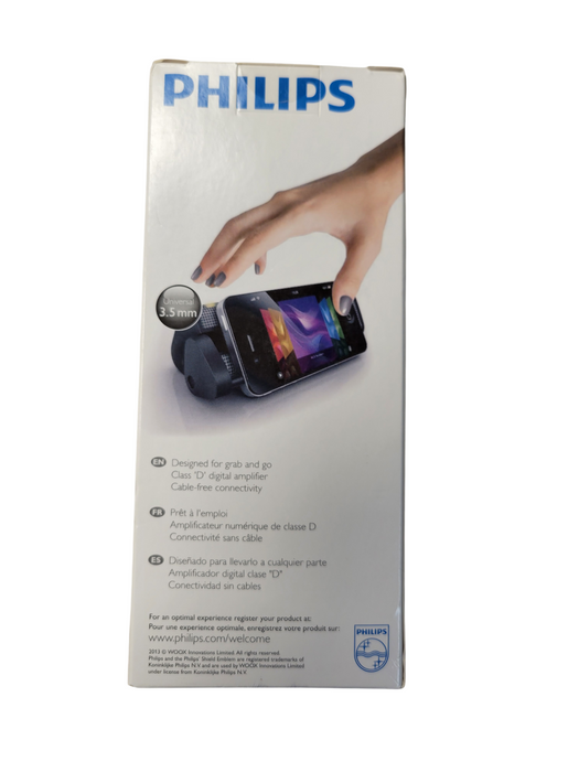 PHILIPS Mobile Speaker 3.5mm Batter Powered 2W RMS