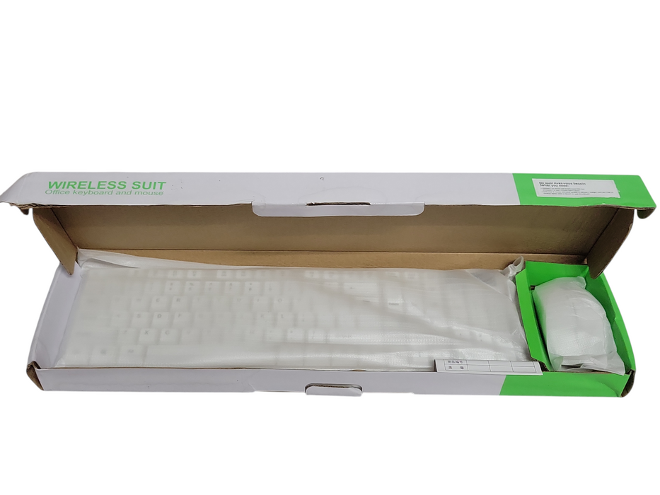 Open-Box W200 2.4GHz Wireless Office keyboard and mouse, READ