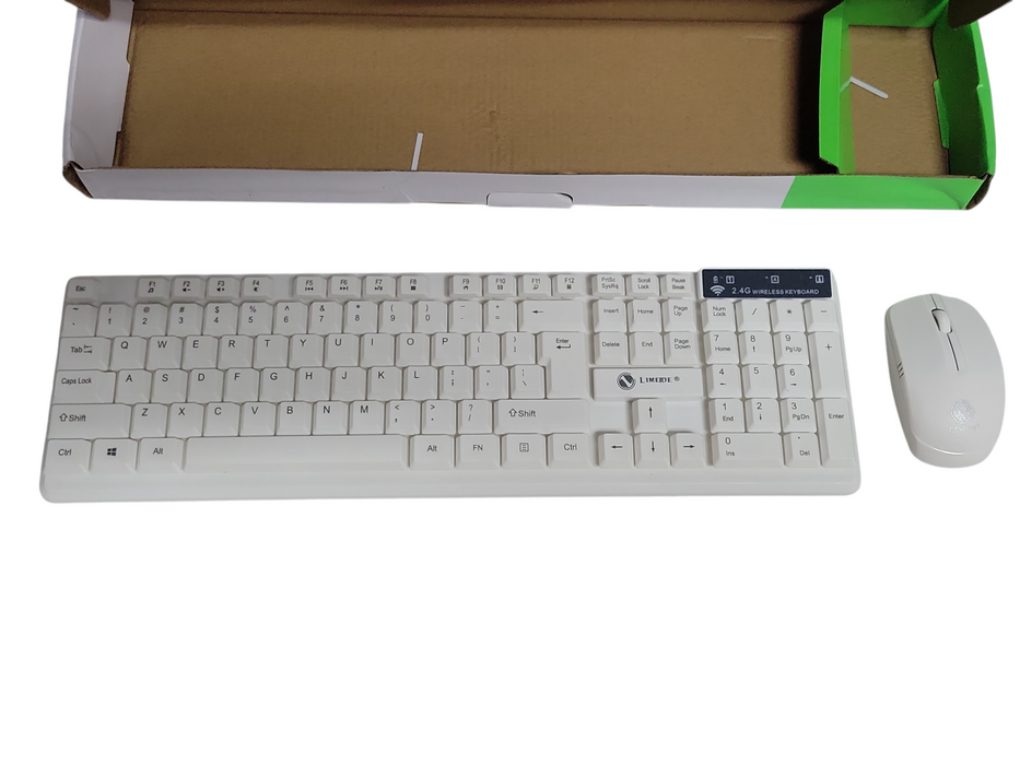 Open-Box W200 2.4GHz Wireless Office keyboard and mouse, READ