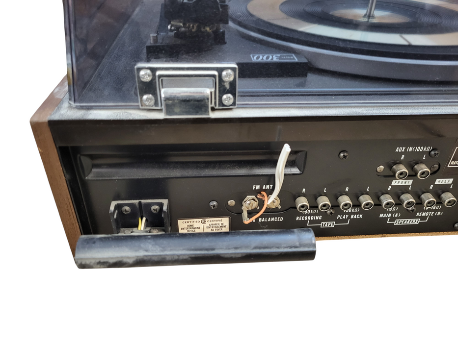 Vintage 1970s Panasonic SE-2300 Model 300 FM/AM Stereo Turntable