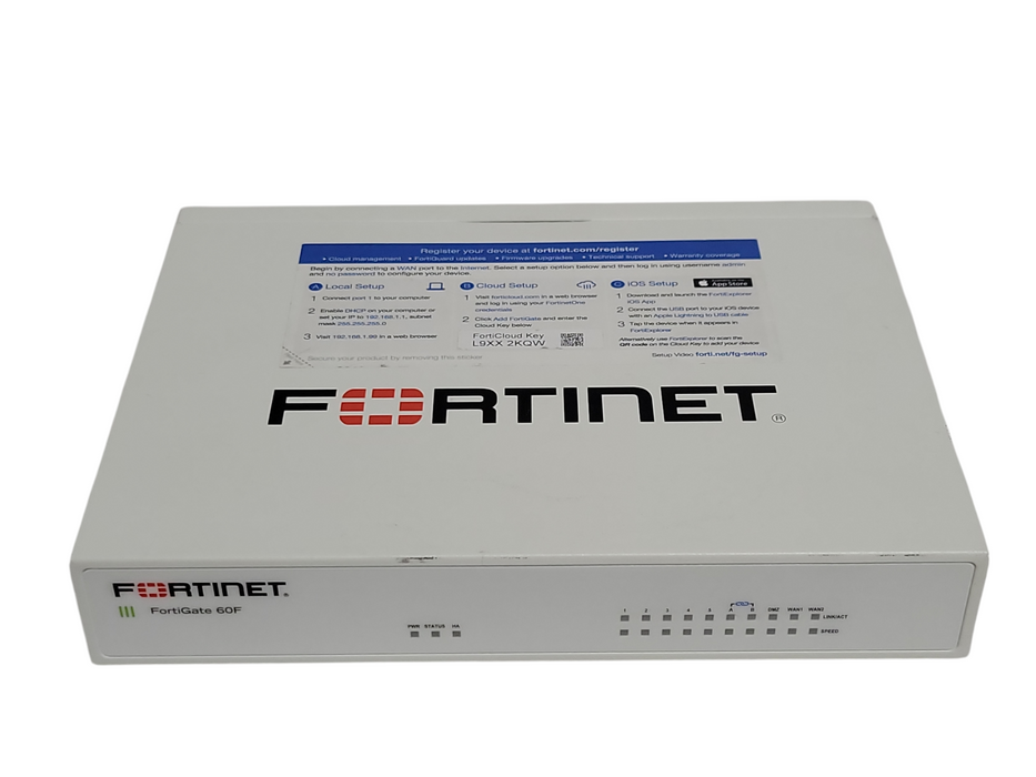 Fortinet FG-60F FortiGate Network Security-Firewall Appliance, READ