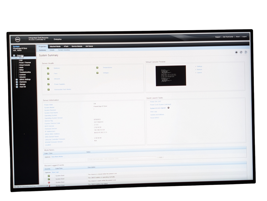 DELL PowerEdge R730xd Intel Xeon E5-2643 v3 128GB RAM H730 mini