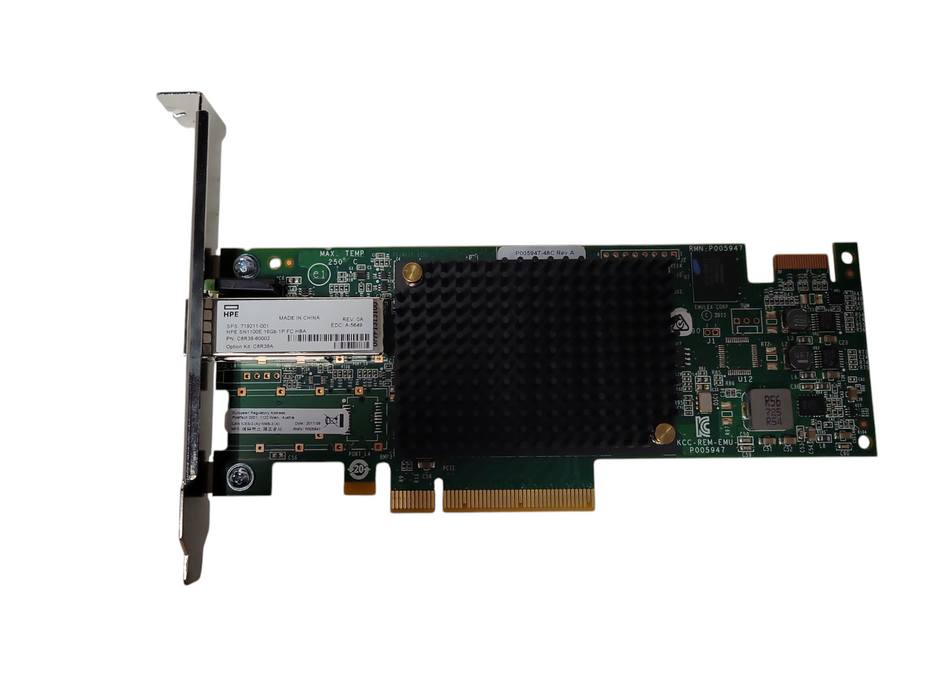 HP StoreFabric SN1100E 16Gb 1-Port Fibre Channel Host Bus Adapter C8R38A 719211